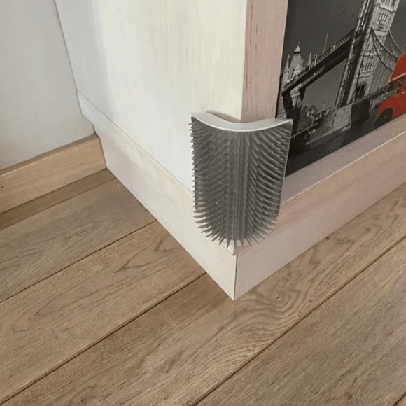 Cat Hammock Bed Lounger And Cat Corner Self Grooming Brush Comb Groomer - Picture 13 of 16